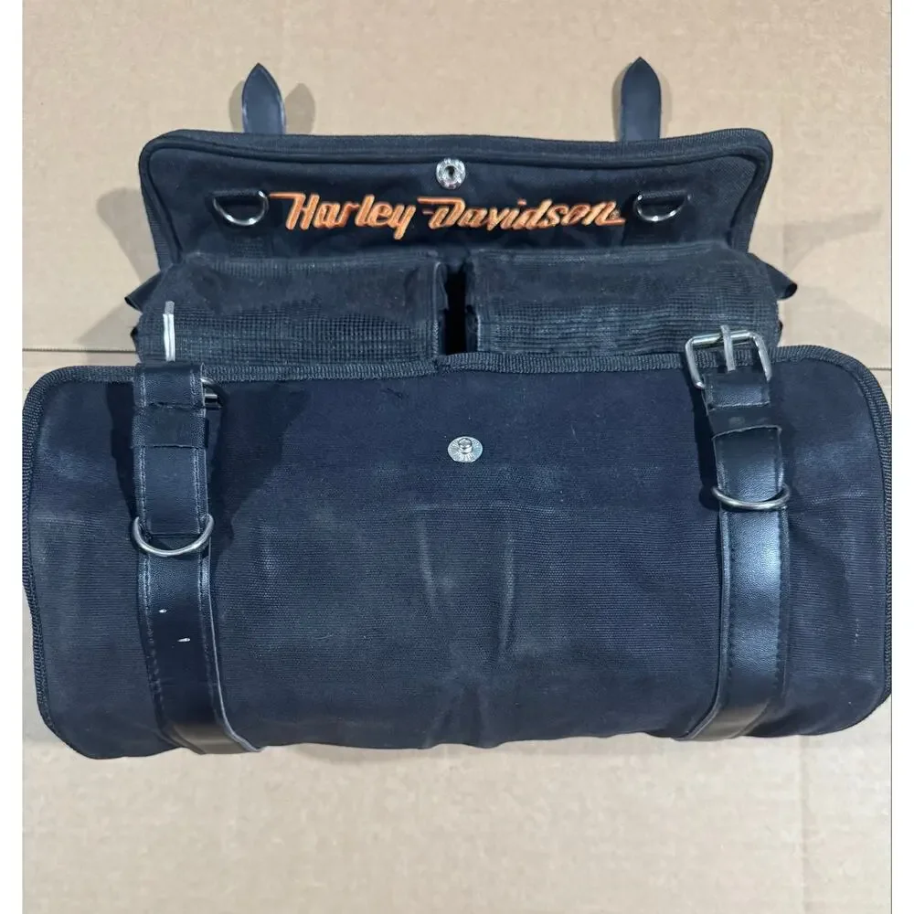 Harley-Davidson Genuine Multi-Purpose Roll-Up 8-Pocket Travel Storage Tool Bag